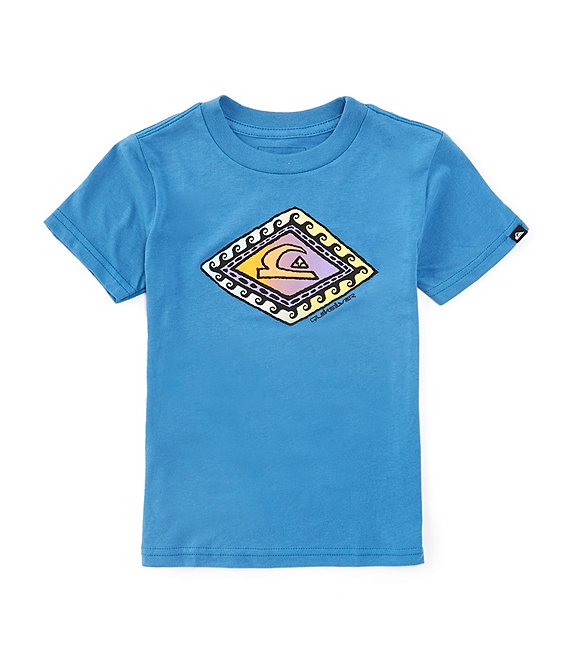 Quiksilver Boys Markers Wave Tee-Star Sapphire