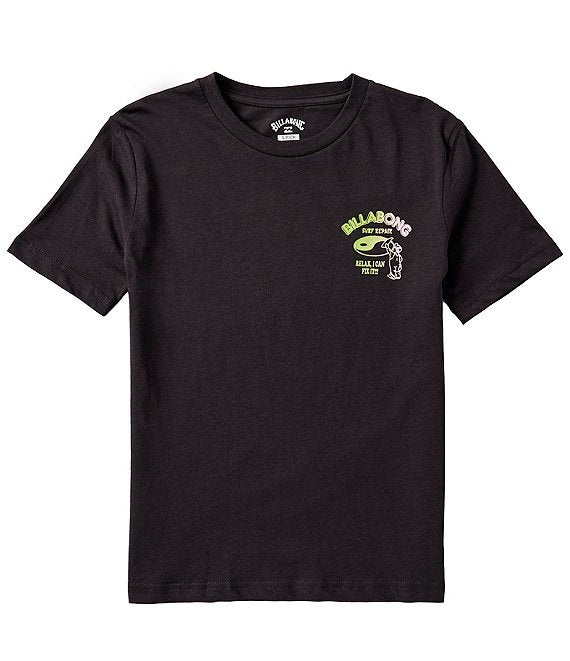 Billabong Boys Relax Tee-Washed Black