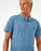 Rip Curl Too Easy Polo Shirt-Dusty Blue