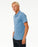 Rip Curl Too Easy Polo Shirt-Dusty Blue
