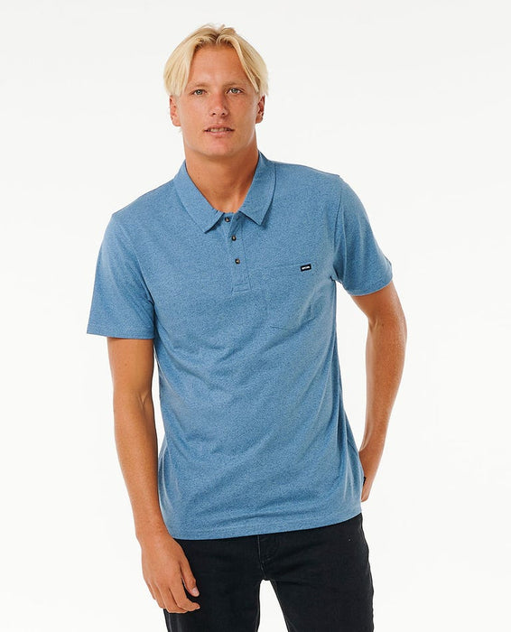 Rip Curl Too Easy Polo Shirt-Dusty Blue