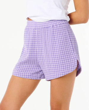Rip Curl Premium Surf Check Shorts-Purple