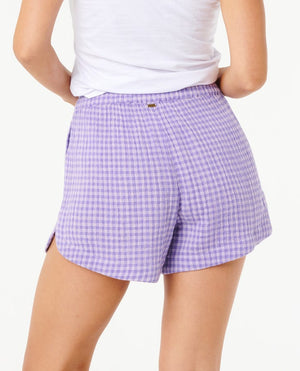 Rip Curl Premium Surf Check Shorts-Purple
