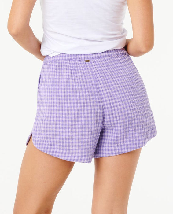 Rip Curl Premium Surf Check Shorts-Purple