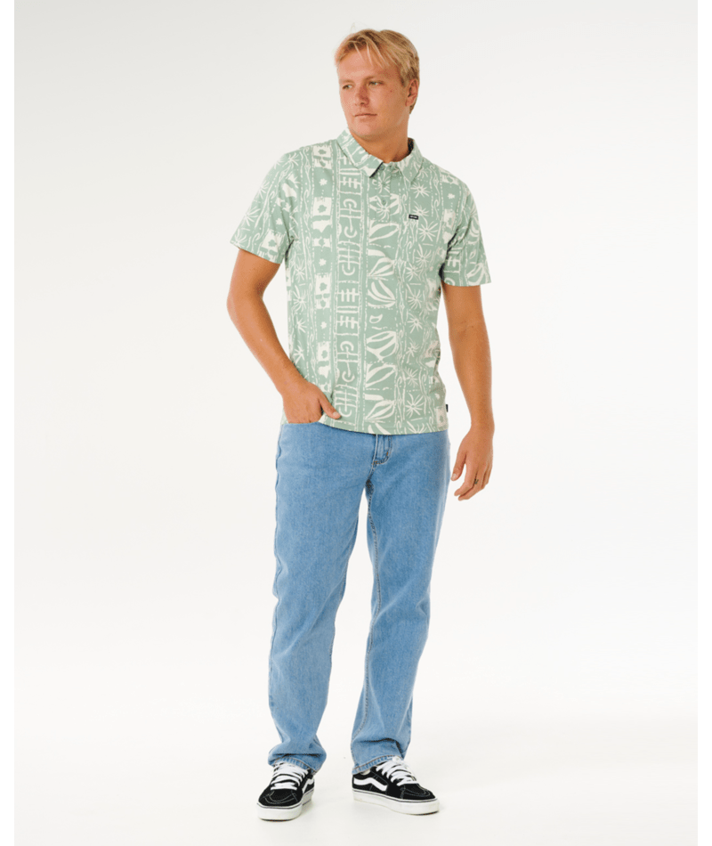 Rip Curl Sessions Polo Shirt-Aloe