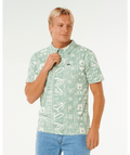 Rip Curl Sessions Polo Shirt-Aloe