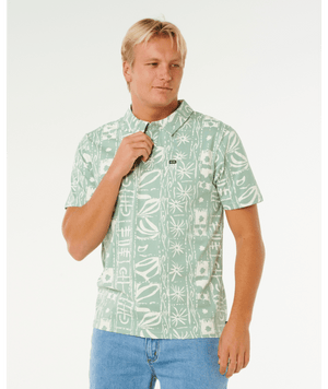 Rip Curl Sessions Polo Shirt-Aloe