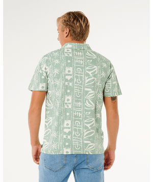 Rip Curl Sessions Polo Shirt-Aloe— Alternate View