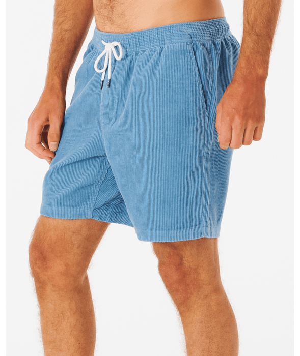 Rip Curl Surf Revival Cord Volley Shorts-Dusty Blue