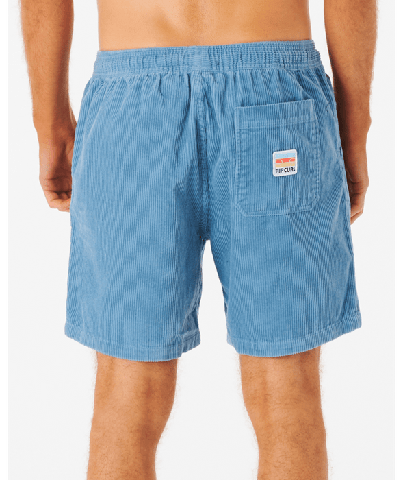 Rip Curl Surf Revival Cord Volley Shorts-Dusty Blue