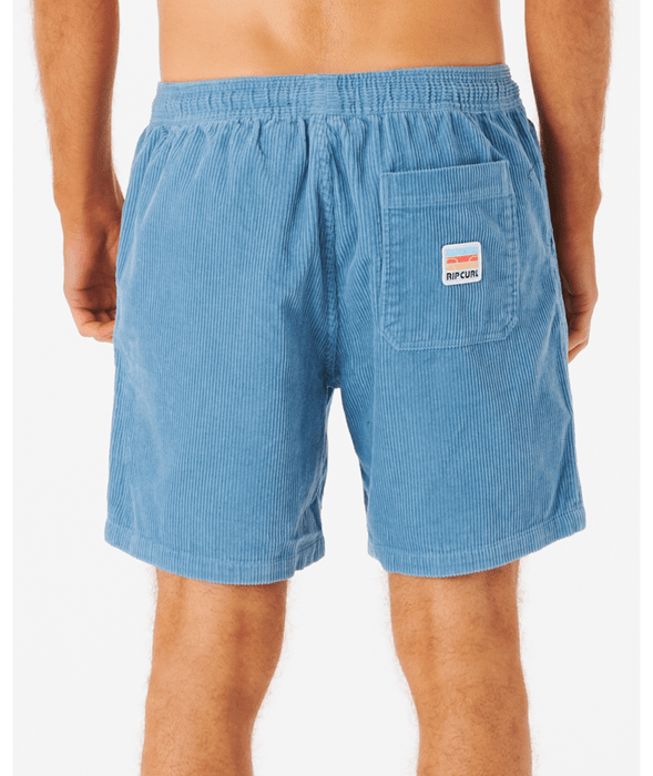 Rip Curl Surf Revival Cord Volley Shorts-Dusty Blue