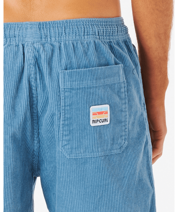Rip Curl Surf Revival Cord Volley Shorts-Dusty Blue