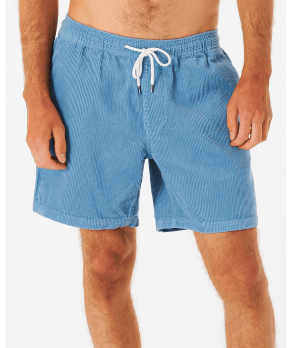 Rip Curl Surf Revival Cord Volley Shorts-Dusty Blue