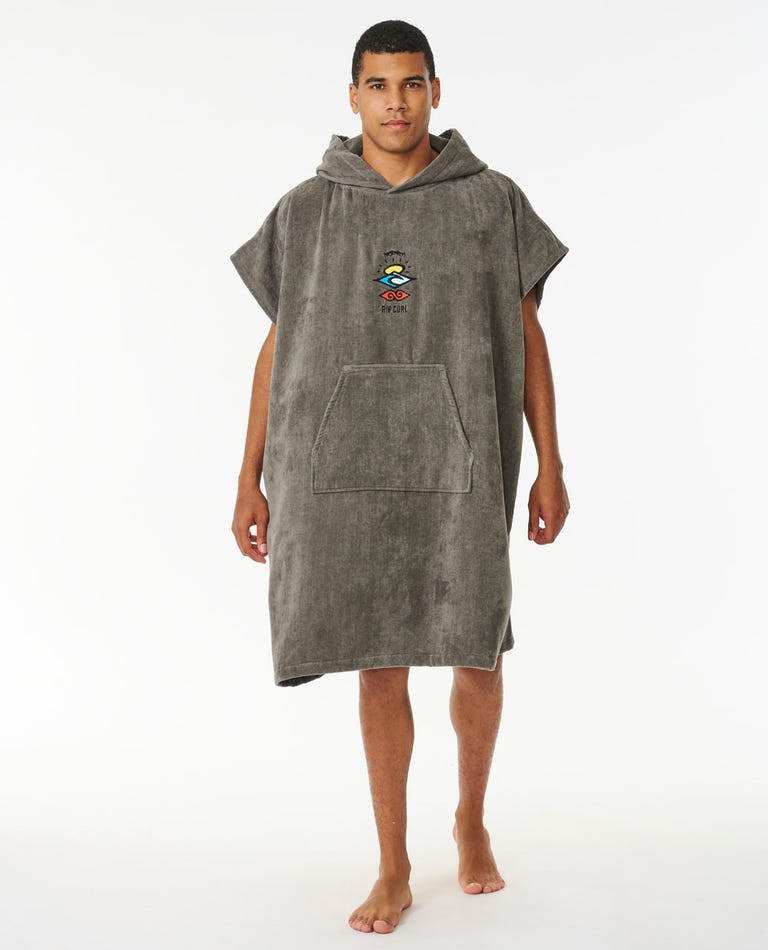 Rip Curl Logo Hooded Towel-Grey