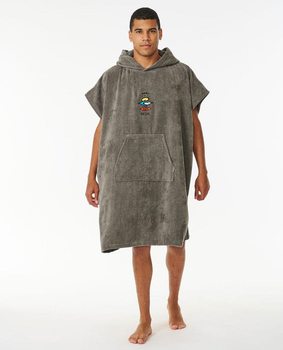 Rip Curl Logo Hooded Towel-Grey