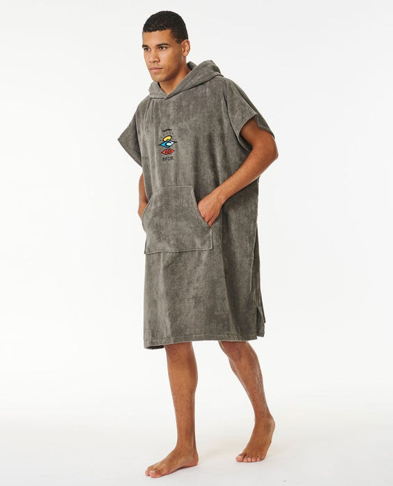 Rip Curl Logo Hooded Towel-Grey