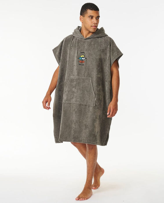 Rip Curl Logo Hooded Towel-Grey