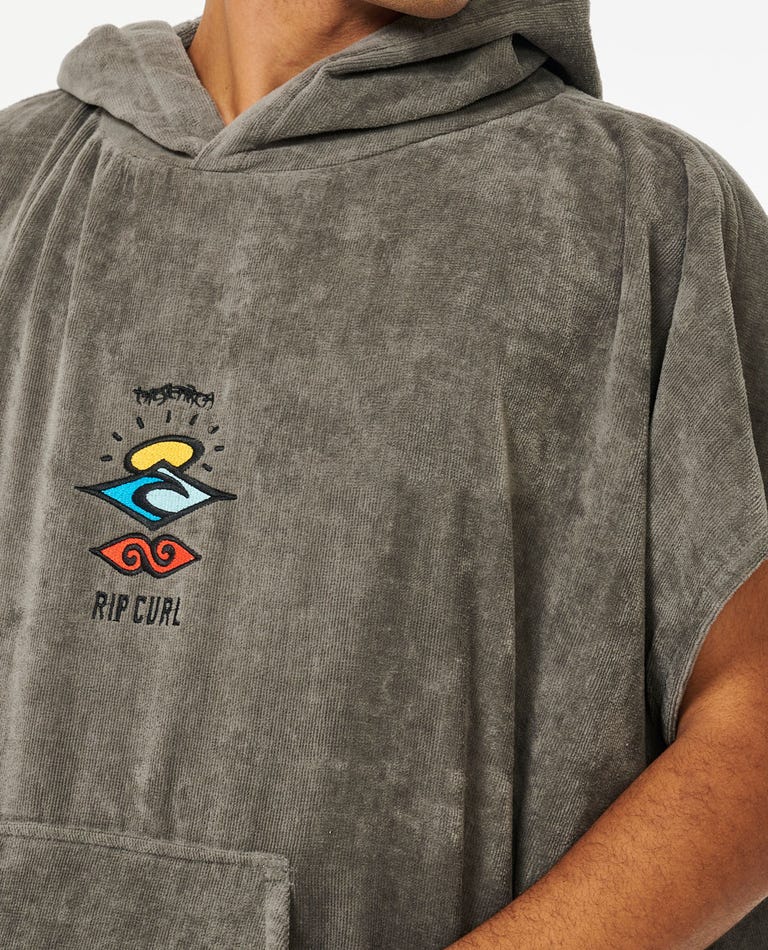 Rip Curl Logo Hooded Towel-Grey