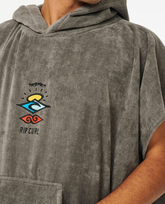 Rip Curl Logo Hooded Towel-Grey