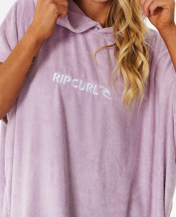 Rip Curl Classic Surf Hooded Towel-Lilac