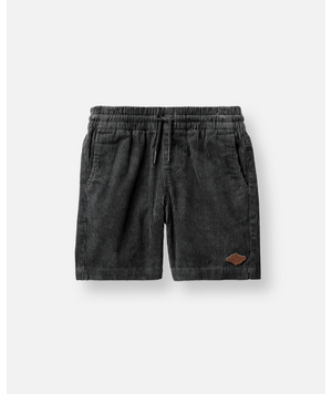 Rip Curl Toddler Surf Cord Volley Shorts-Washed Black