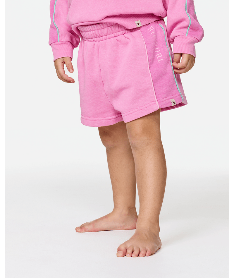 Rip Curl Toddler Surf Revival Shorts-Cloud Pink