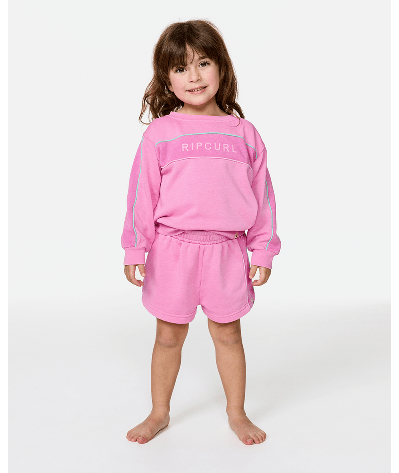 Rip Curl Toddler Surf Revival Shorts-Cloud Pink