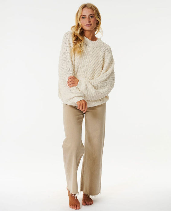 Rip Curl Classic Surf Knit Crew Sweater-Bone