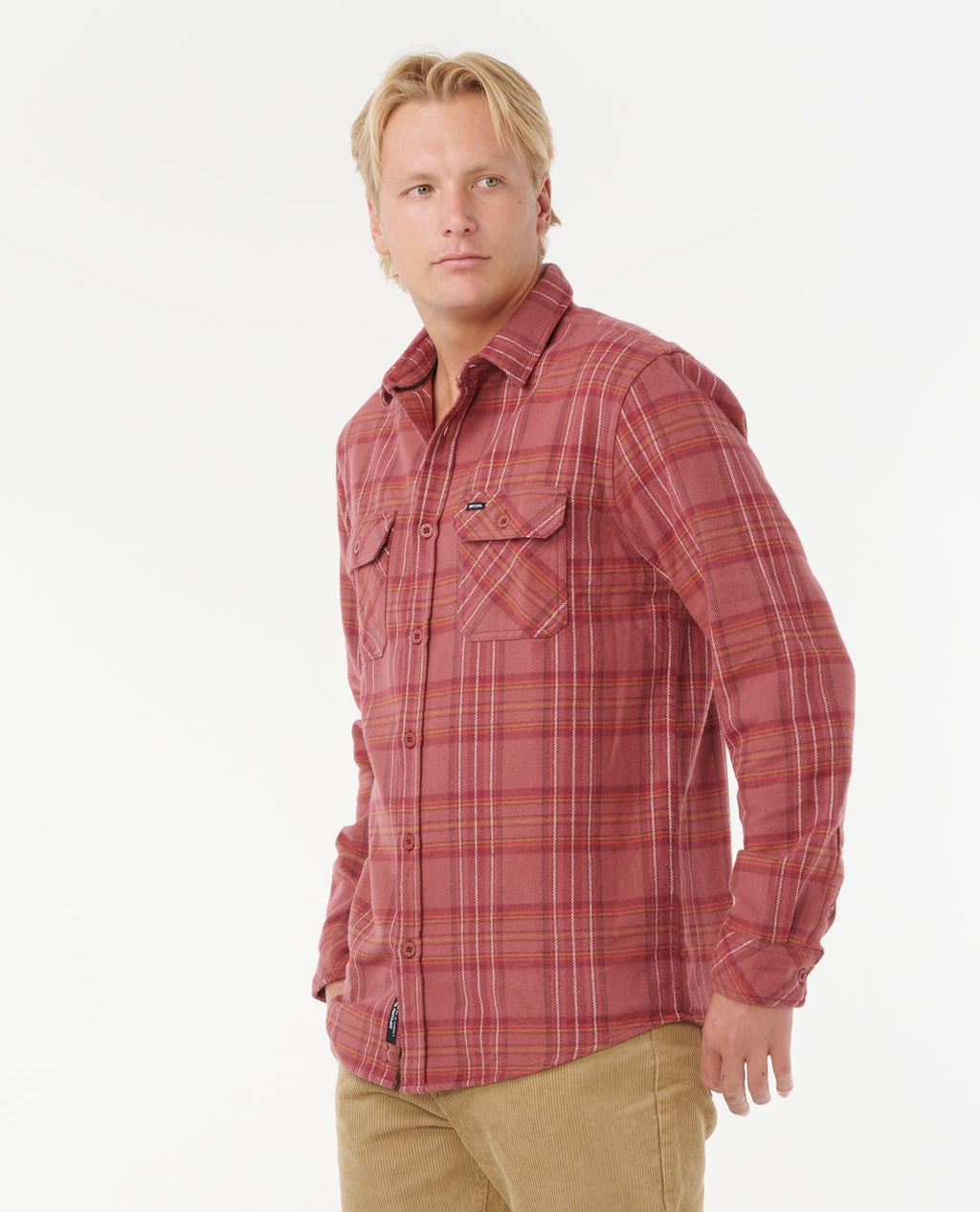 Rip Curl Griffin Flannel L/S Shirt-Apple Butter