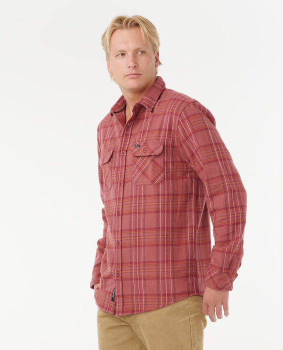 Rip Curl Griffin Flannel L/S Shirt-Apple Butter