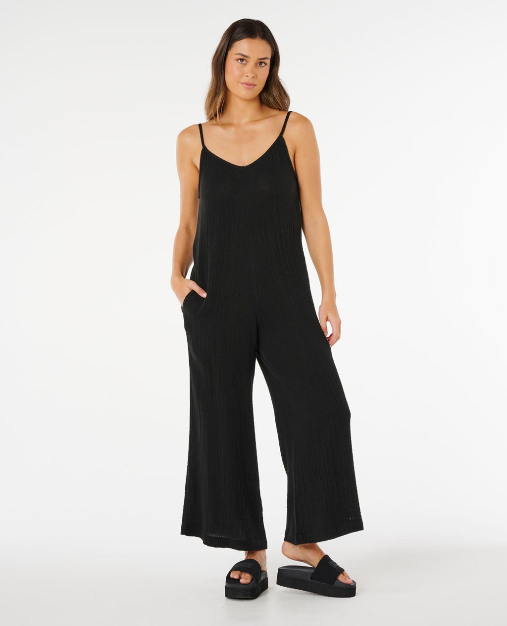 Rip Curl Premium Surf Jumpsuit Romper-Black