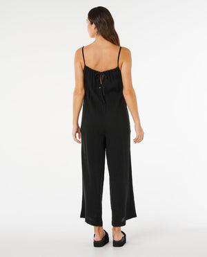 Rip Curl Premium Surf Jumpsuit Romper-Black— Alternate View