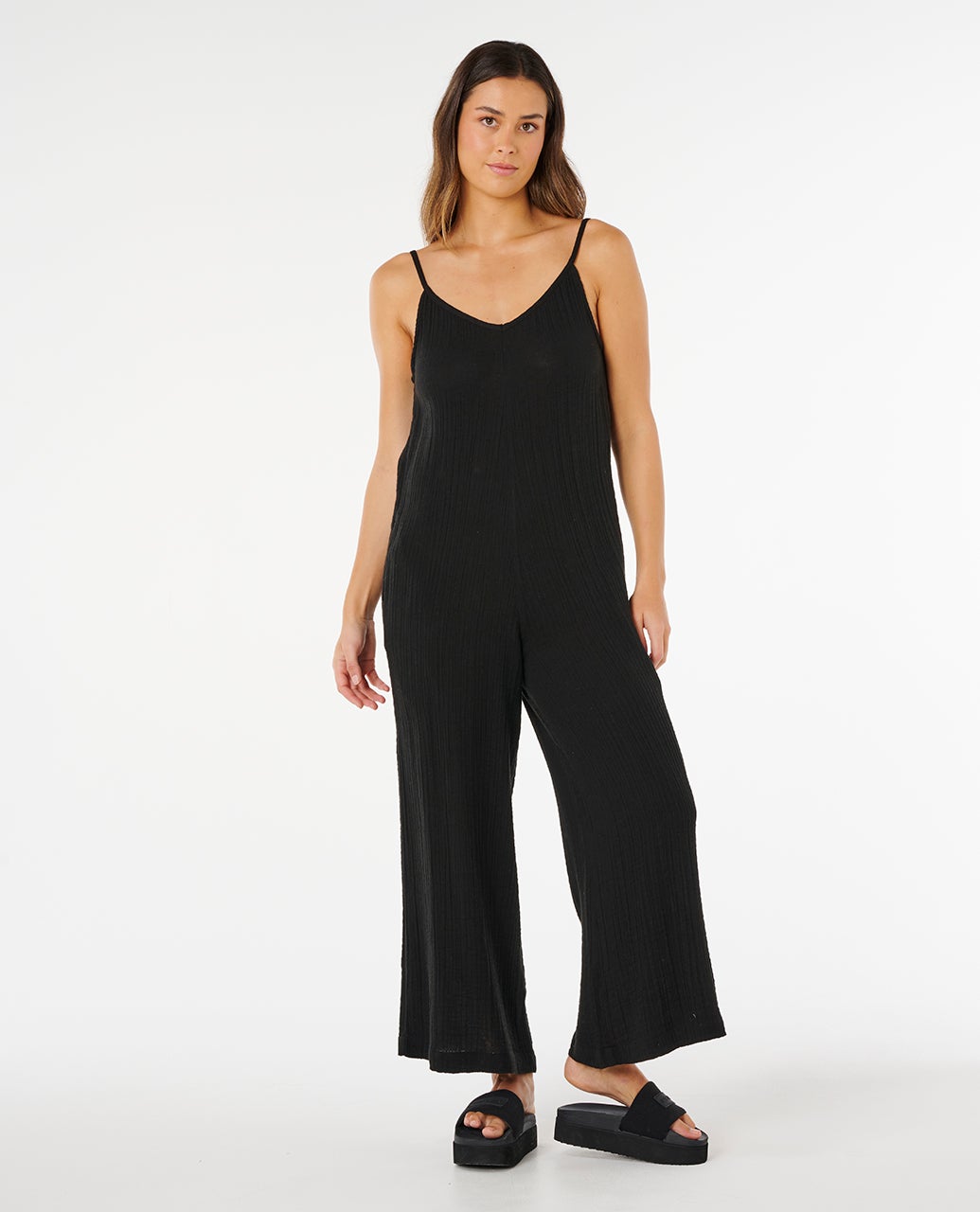Rip Curl Premium Surf Jumpsuit Romper-Black