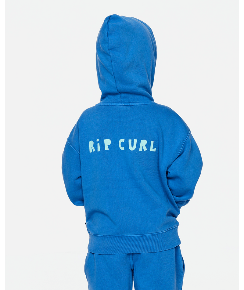 Rip Curl Toddler Surf Check Hood Sweatshirt-Royal Blue