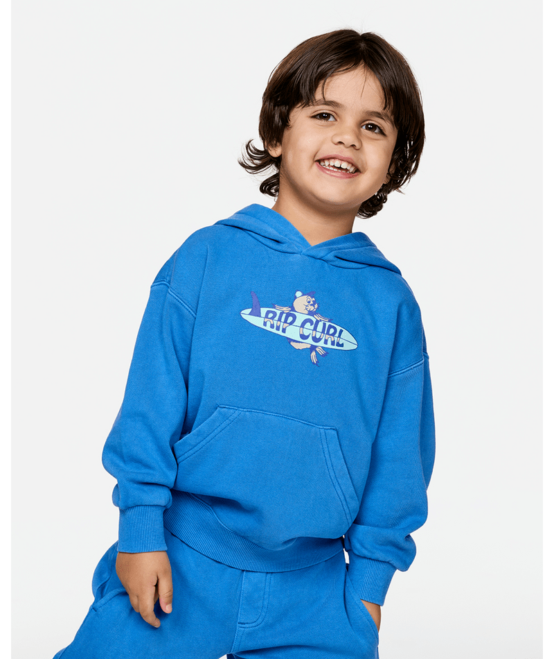 Rip Curl Toddler Surf Check Hood Sweatshirt-Royal Blue