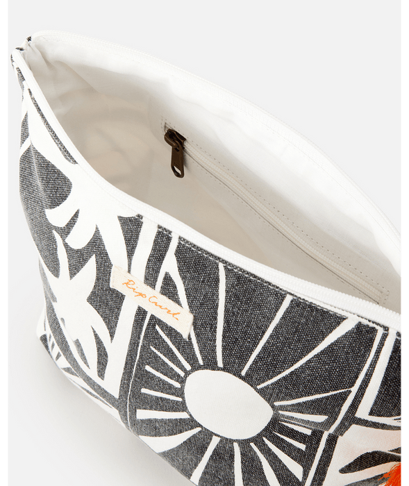 Rip Curl Santorini Sun Cosmetic Bag-Washed Black
