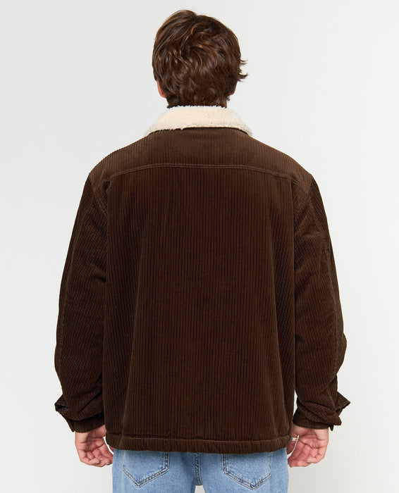 Rip Curl Bells Sherpa Jacket-Coffee
