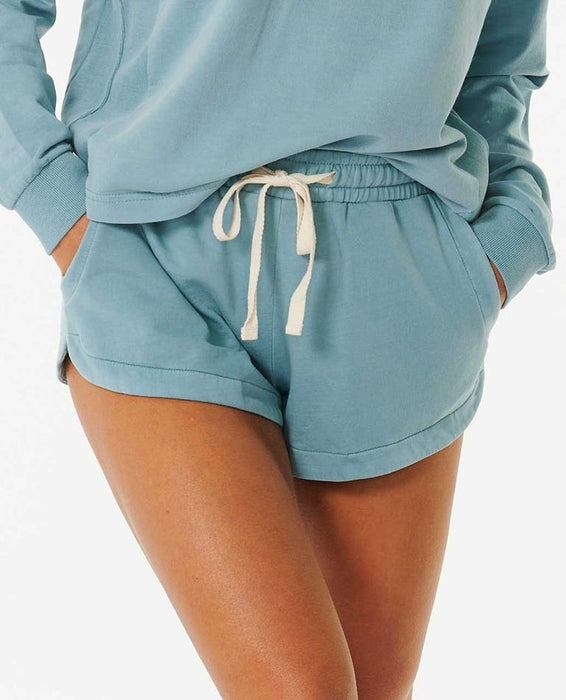 Rip Curl Classic Surf Fleece Shorts-Dusty Blue