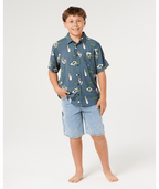 Rip Curl Boys' Sunset Sesh Shirt-Pine Night