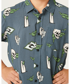 Rip Curl Boys' Sunset Sesh Shirt-Pine Night