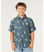 Rip Curl Boys' Sunset Sesh Shirt-Pine Night