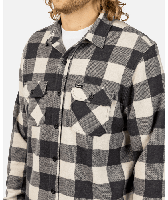 Rip Curl Grid L/S Shirt-Black