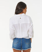 Rip Curl Premium Surf Holiday L/S Shirt-White
