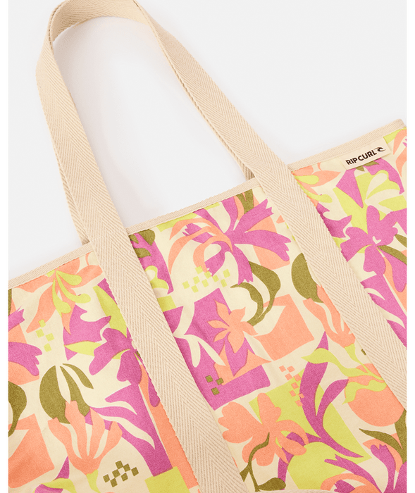 Rip Curl Mixed Canvas 31L Tote Bag-Purple Pink