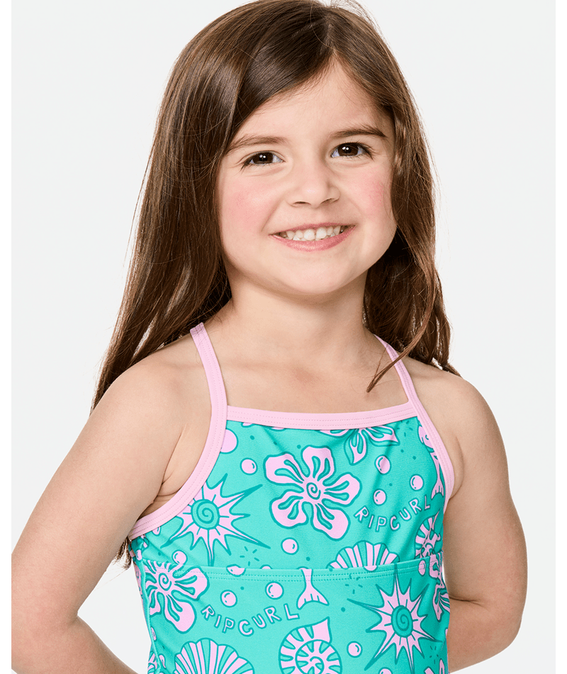 Rip Curl Toddler Sunshine Club One Piece-Turquoise