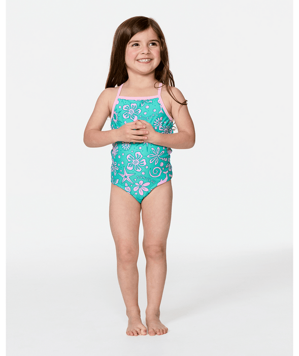 Rip Curl Toddler Sunshine Club One Piece-Turquoise