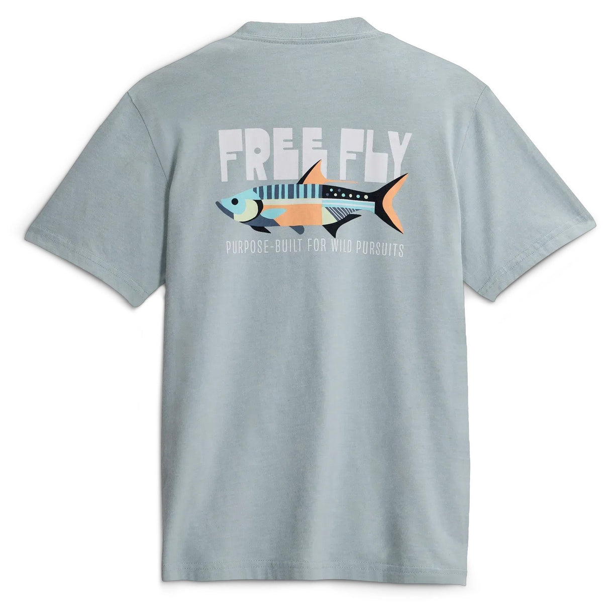 Free Fly Boys Wild Pursuits  Tee-Ocean Mist