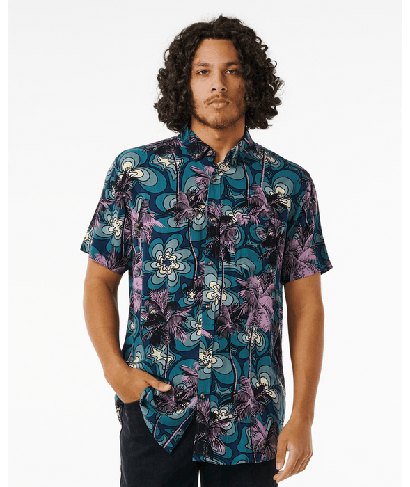 Rip Curl Barrel Killa S/S  Shirt-Dusty Purple