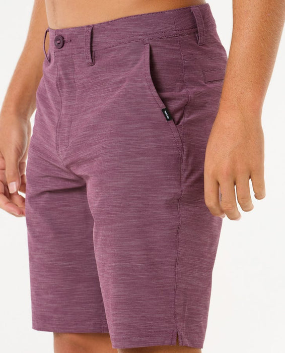 Rip Curl Boardwalk Jackson Shorts-Deep Plum