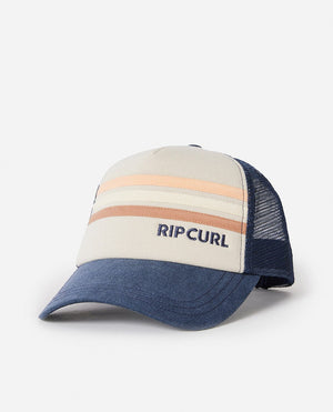 Rip Curl Mixed Revival Trucker Hat-Navy/Tan